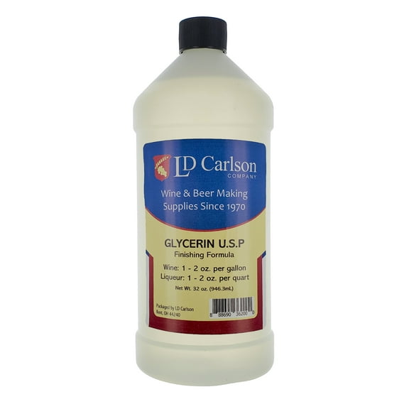 Glycerine U.S.P. 32oz Bottle (For Home Made Wine And Liqueurs)