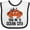 White and Black, variant on Inktastic Ocean City Maryland Cute Crab Boys or Girls Baby Bib