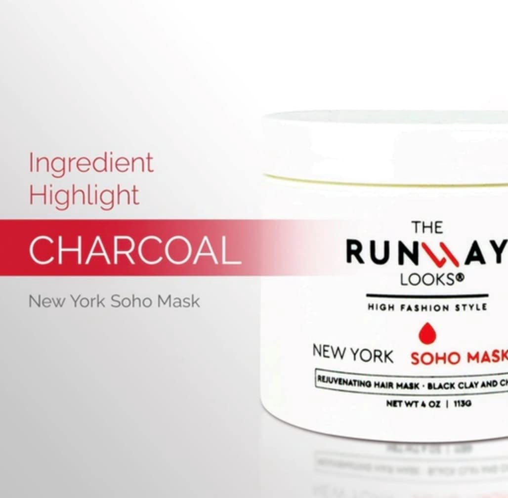 The Runway Looks Rejuvenating Hair Mask With Black Clay Charcoal (4oz)