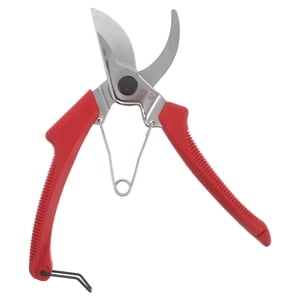 HONITANO Durable Red Steel Pruning Shears for Gardening Flower Trimming and Fruit Tree Branch Cutting