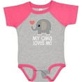 thumbnail image 3 of Inktastic My Oma Loves Me Grandchild Boys or Girls Baby Bodysuit, 3 of 5