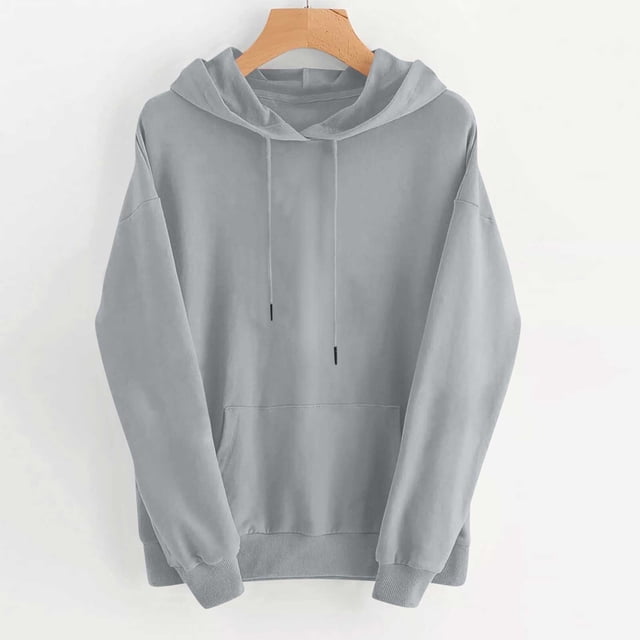 Sweat à Capuche Femme Manches Longues Chandail en Molleton Haut Long Chandails en Molleton pour Femmes