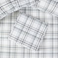 thumbnail image 3 of Gogreen 100% Cotton Christmas Sheet Set King Size, Christmas Plaid, 3PC Set, Breathable Bed Sheet for Hot Sleeper and Night Sweats, Deep Pocket Up to 16 Inches, 3 of 8