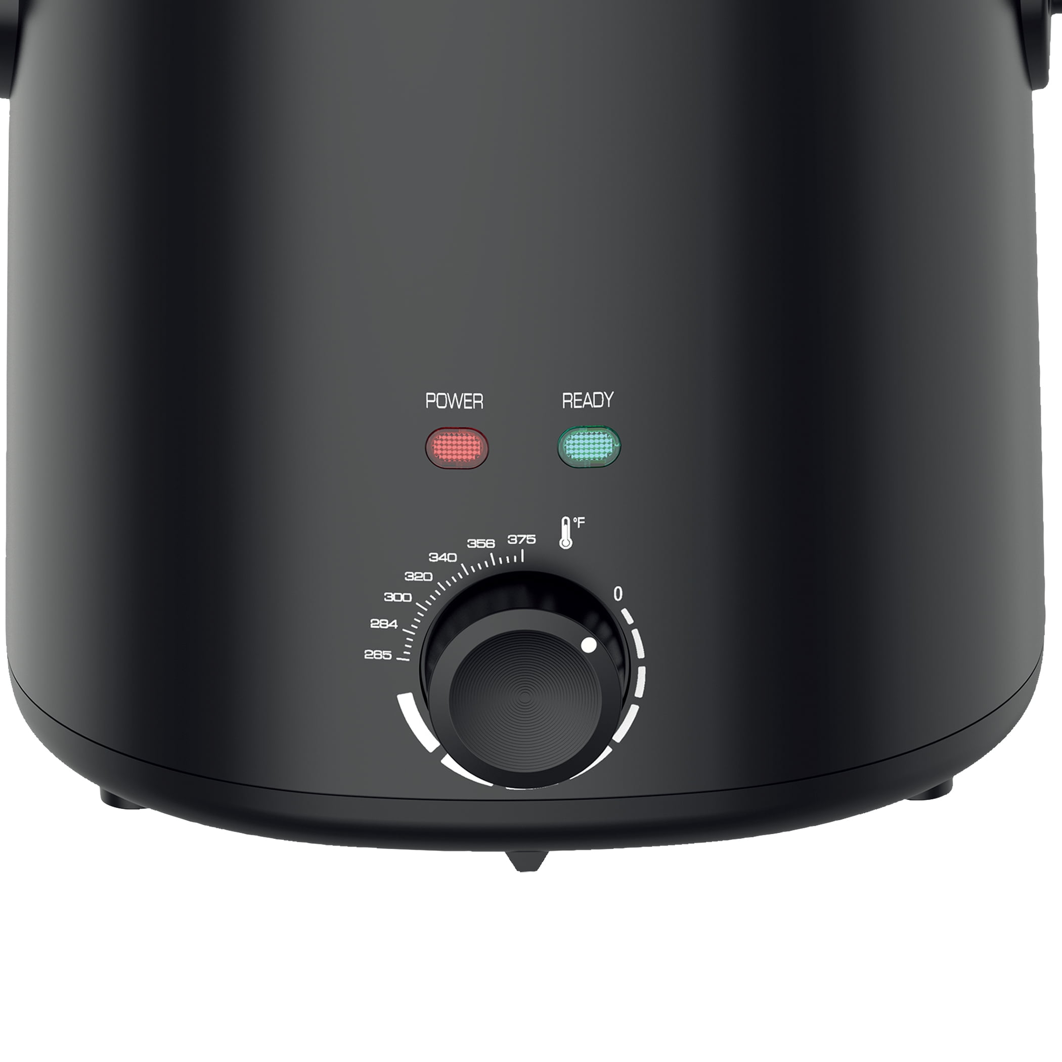 Mainstays Matte Black 2-Quart 1000W Electric Deep Fryer with Adjustable Thermostat