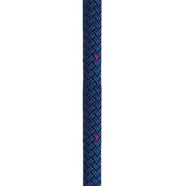 New England Ropes C5053-16-00035 0.5 in. x 35 ft. Nylon Double Braid Dock Line - Blue with Tracer