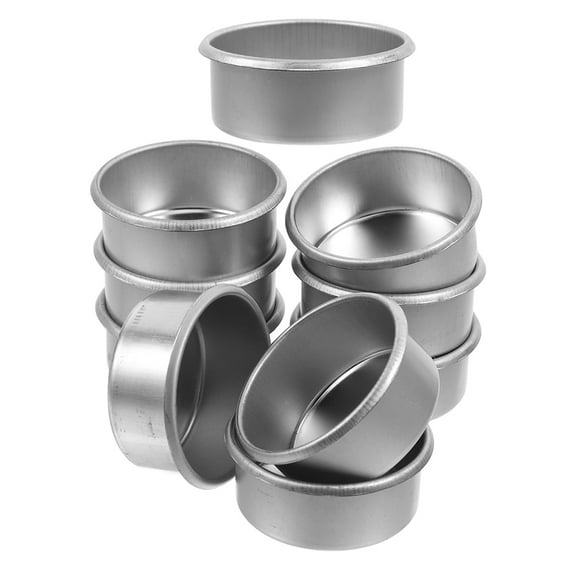Masteelf 10-Pack Metal Candle Cups Empty Holders for Christmas Wreaths, Tealight Holders, Centerpieces, Holiday Weddings, Home Decor