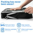 thumbnail image 4 of Pluokvzr 5 Pcs Cubes d'Emballage de Compression Légers Durables Cubes d'Emballage de Voyage avec Sac de Rangement Bagage en Nylon Valise Organiser, 4 of 11