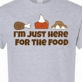 thumbnail image 4 of Inktastic I'm Just Here for the Food T-Shirt, 4 of 5