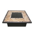 thumbnail image 2 of Modern Square Fire Pit - Outdoor Patio Heater, Propane Fire Table, Stylish Garden Fireplace for Entertaining, 2 of 4