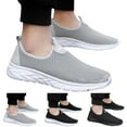 thumbnail image 6 of GHSOHS Mens Shoes Casual Sneakers for Men Mesh Volleyball Shoes Men's Fashion Sneakers Tennis Shoes Simple Mesh Breathable Comfortable Non Slip Lightweight Slip on Sports Running Shoes Size 46, 6 of 9