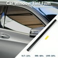 thumbnail image 3 of Película de Tinte para Ventanas de Carbono 1 Capa VLT 15% IRR 48% UVR 64% Negra 6Ft x 36Inch Película de Privacidad 1 mil PET 1 Pc, 3 of 8