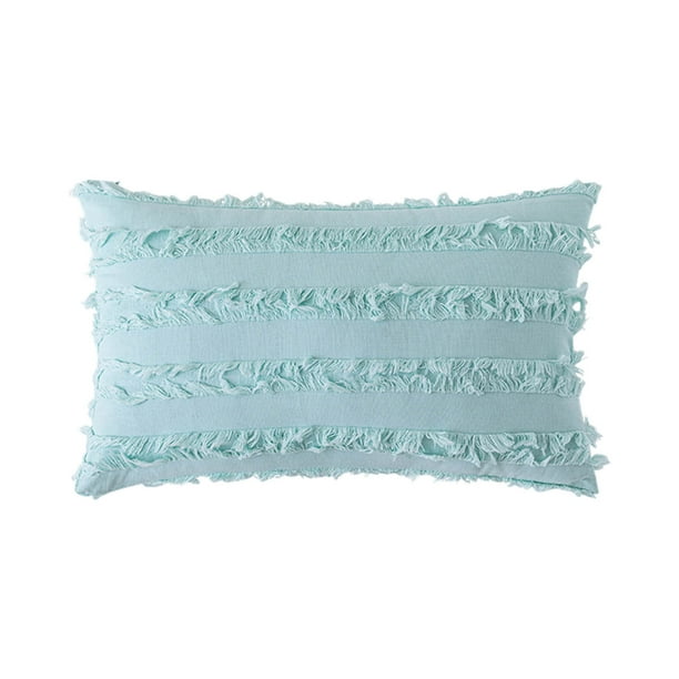 fundas de almohada modernas de color sólido para cojín y respaldo.