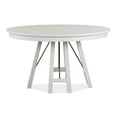 thumbnail image 2 of Magnussen Home Heron Cove Chalk White And Dovetail Grey 52" Round Dining Table, 2 of 9