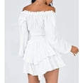 thumbnail image 4 of Vestidos De Mono Con Hombros Descubiertos,Mono Con Hombros Descubiertos, Mameluco Largo Con Dobladillo Con Volantes, Mameluco Para Mujer, Eleve Su Experiencia, 4 of 6