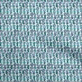 thumbnail image 1 of oneOone Polyester Spandex Turquoise Blue Fabric Fruits Pineapple Sewing Material Print Fabric By The Yard 56 Inch Wide, 1 of 4
