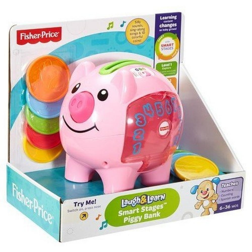 fisher price pink piggy bank