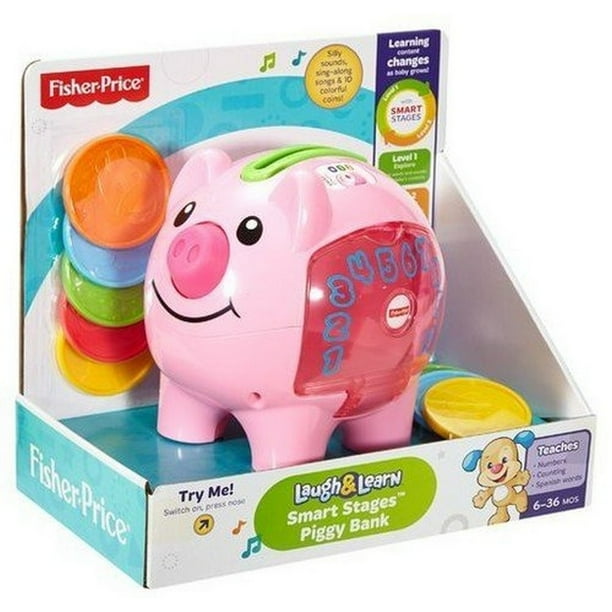 FisherPrice Laugh and Learn Smart Stages Piggy Bank
