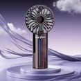 thumbnail image 1 of weibbin Electroplating Handheld Spray Small Fan USB Charging Portable Desktop Silent Big Wind Outdoor Fan, 1 of 7