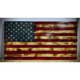 thumbnail image 2 of Handmade Rustic Wooden American Flag 36 x 18 Inch, 2 of 8