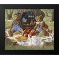 thumbnail image 2 of Kruskamp, Janet 23x20 Black Modern Framed Museum Art Print Titled - Bentleys Family Picnic, 2 of 5
