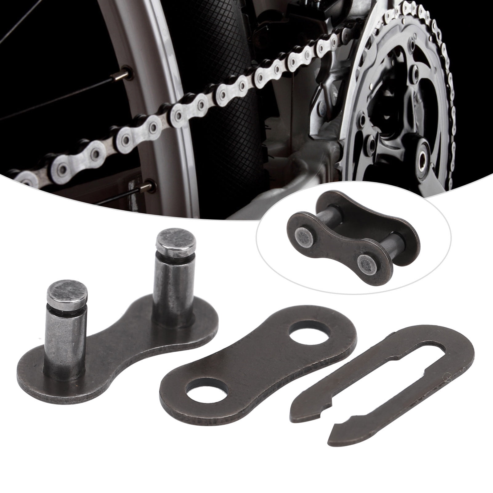 Stable,ATV Chain Master Link Durability Heavy Duty Chain Connector Link Chain Master Link for Bicycle 
