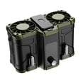 thumbnail image 3 of Ventilador de cintura portátil, resistente, silencioso, con doble ventilación, con clip para cinturón, ideal para mochileros, senderismo, trabajo y ci, 3 of 9