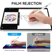 Stylus Pen for iPad 2025-2018 with LED Power Display Fast Charge,Palm Rejection Pencil for iPad 10/9/8/7/6th,11th A16,Air 11/13 M2/M3,Pro 11/13 M4,Pro 12.9,Air 5/4/3,Mini 7/6/5(white)