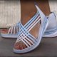 thumbnail image 3 of Orthotics Sandals for Women Comfort Gladiator Sandals Casual Wedges Sandal Summer Outdoor Beach Sandal Shoes, 3 of 3