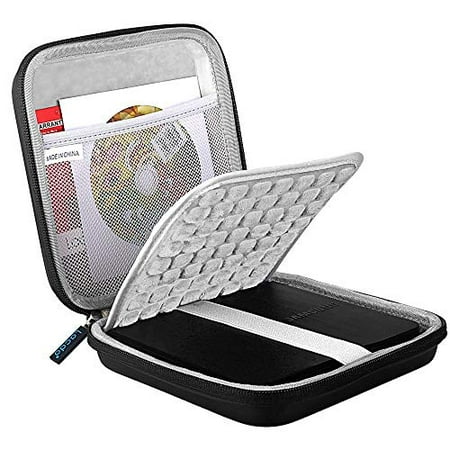 Lacdo USB CD DVD Writer Blu-Ray & External Hard Drive Protective Storage Carrying