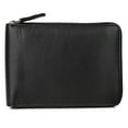 thumbnail image 2 of J. Buxton Men's Emblem Zip-Around Billfold Leather, Black, 2 of 7