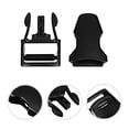 thumbnail image 3 of Shisuyan Tri Glide Slide Buckles PC 2Pcs 1.8In X 1.4In, 3 of 8