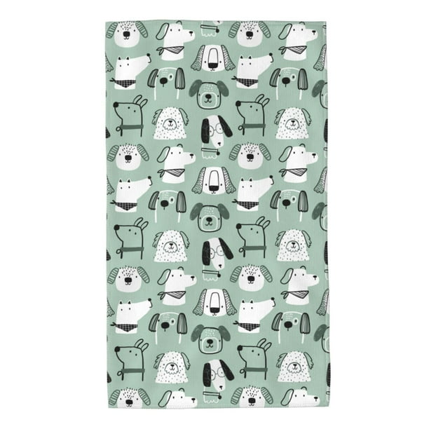 Balery Puppy Toalla de Microfibra Premium con Estampado – 27.5x16 pulgadas, Alta Absorción, Suave y Aterciopelada, Secado Rápido