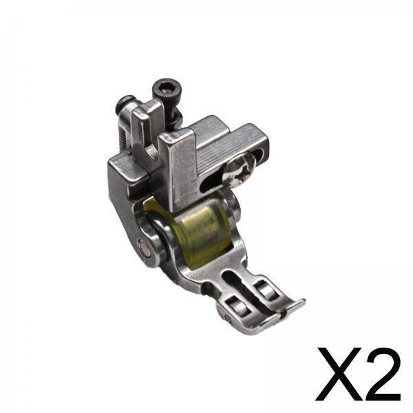 2xPrensatelas Para Máquina De Coser Industrial Para Tela Gruesa, Jeans, Cuero Rueda De Goma