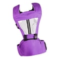 thumbnail image 2 of Portabebés con taburete de cintura, doble uso, buena fijación, color morado, multifuncional, para viajes, exteriores y hogar., 2 of 12
