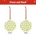 thumbnail image 2 of Zufioo Green Frog Print Large Acrylic Christmas Ornaments, Suitable for Christmas Tree Christmas Holiday Party Pendant Decorations-Round Shape, 2 of 7