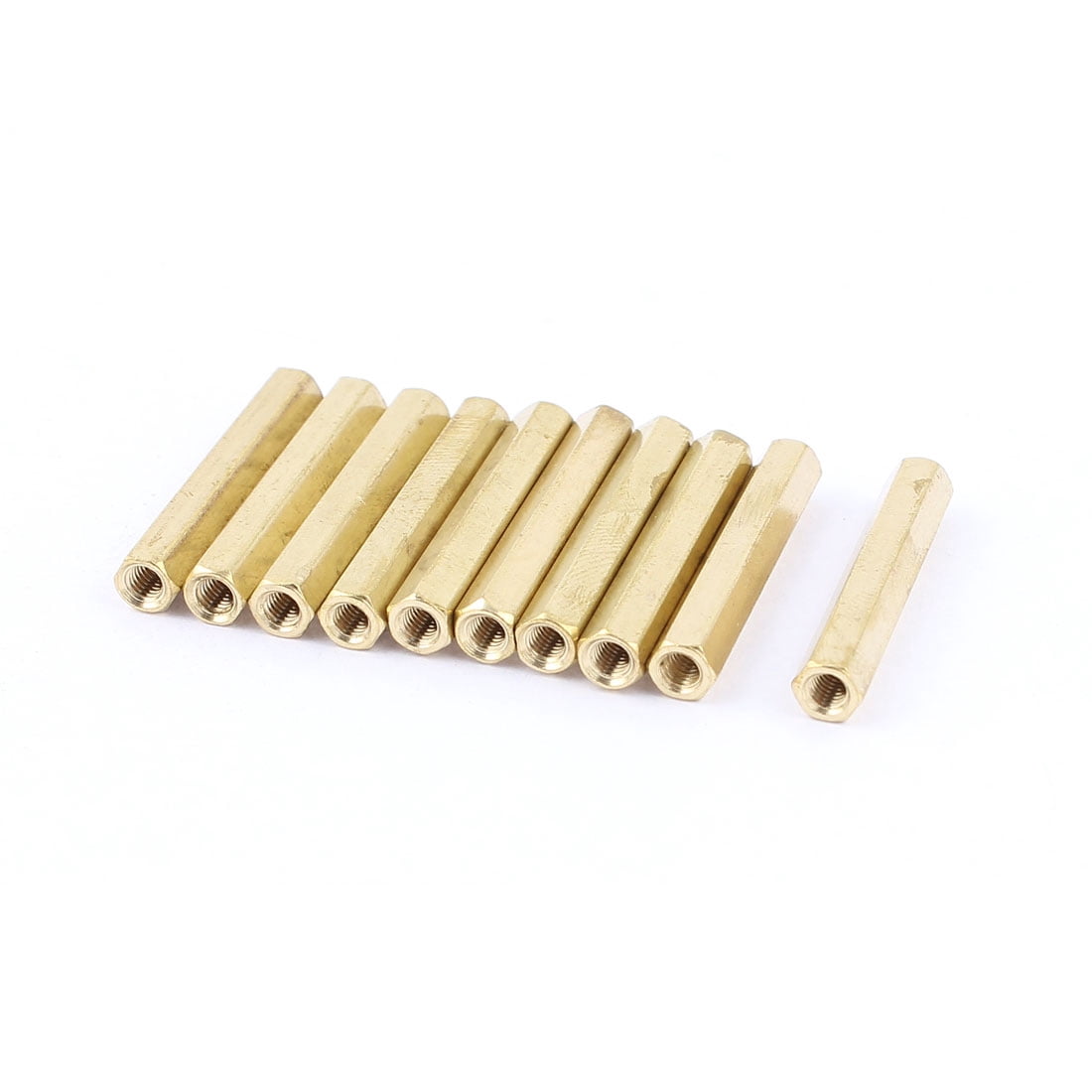 20 Pièces Entretoises Laiton M3 50+6mm Femelle/mâle - Pour PCB, électronique, Neuf