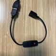 thumbnail image 2 of 32cm USB Power Extension Cord With Indication Light And Power Switching Button for USB Devices 5V2A Charging, 2 of 7