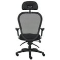 thumbnail image 2 of Boss Office Products Black Ergonomic Task Chair with Headrest, 2 of 2