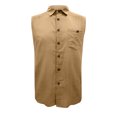 thumbnail image 2 of Nnhblu Men Polyester Short Sleeve Turndown collar Casual Mens T Shirts Khaki XL, 2 of 5