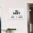 Mzwoshinx Wall Stickers Home Wall Stickers 3.5x5 Inch Wifi Sign Wifi