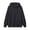 Dark Gray, variant on Womens Studded Hoodies Solid Drop Shoulder Long Sleeve Sweatshirt Front Pouch Pocket Banded Hem Relaxed Pullover Top