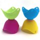 thumbnail image 5 of Tazas de silicona para escalfar huevos con soportes de aro, para cocinar huevos en microondas o hornalla, paquete de 4, 5 of 5
