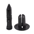 thumbnail image 4 of 200 Pcs Black Plastic Rivets: 100 Pcs Car Molding Door Fender 5Mm Hole Rivets Fixing & 100 Pcs Bumper Fastener Rivet Clips Auto Furniture Assembly Expansion Screws Kit, 4 of 8