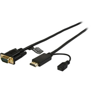  StarTech.com HDMI to VGA Cable - 3 ft / 1m - 1080p - 1920 x  1200 - Active HDMI Cable - Monitor Cable - Computer Cable (HD2VGAMM3) :  Electronics