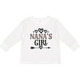 thumbnail image 3 of Inktastic Nana Girl Granddaughter Girls Long Sleeve Toddler T-Shirt, 3 of 5