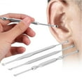 thumbnail image 2 of Double-end Digging Earpick Cleaner Ear Health Care Cleaning Stainless Steel GX E2Y9, 2 of 8
