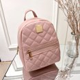 thumbnail image 1 of PU Leather Mini Women Backpack Multi Function Ladies Phone Pouch Pack Ladies School Backpack Shoulder Bags for Women Mochilas Pink, 1 of 5