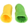 thumbnail image 3 of Túnel para mascotas, franela suave, túnel de 1 vía para hámster, animales pequeños, juguetes para jugar y descansar (amarillo y verde), 3 of 5