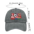 thumbnail image 2 of Aoznliie Baseball Cap, 2026 USA Canada Mexico Washed Cotton Hat, Adjustable Soccer Hat for Sports Lovers Gifts, Gray, 2 of 3