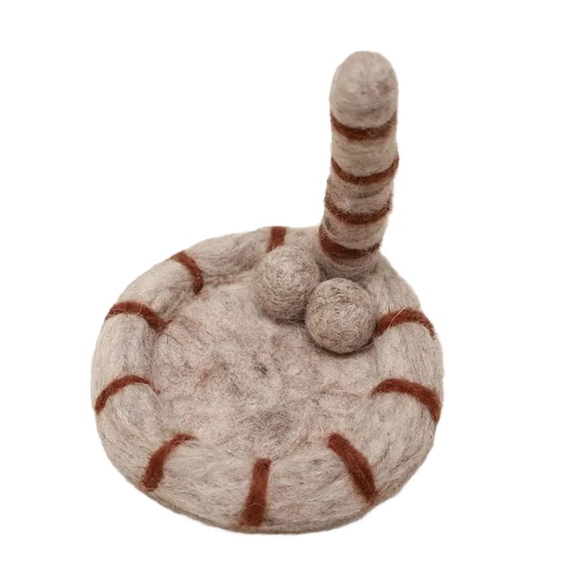 Posavasos de fieltro con forma de trasero de gato, divertidos posavasos para café, suaves y absorbentes, elegante decoración para el hogar, regalo para amantes de los gatos.